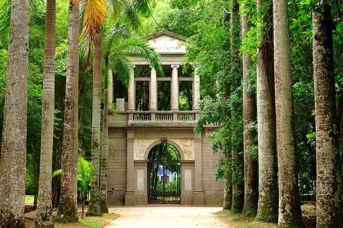 Botanic Garden and Parque Lage Guided Tour & Transfer - Parque Lage: English-Style Gardens, Forest Trails, and Artificial Caves