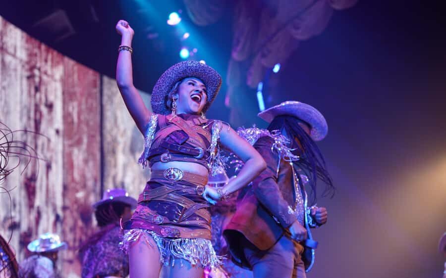 By Night Tour: Roxy Dinner Show & Transfer - “Aquele Abraço” show: colors, lights, poetry, and rhythmic mix