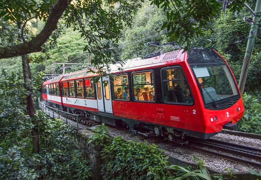 Christ the Redeemer Entry Ticket by Corcovado Train - Tijuca National Park route: what you’ll see through the windows