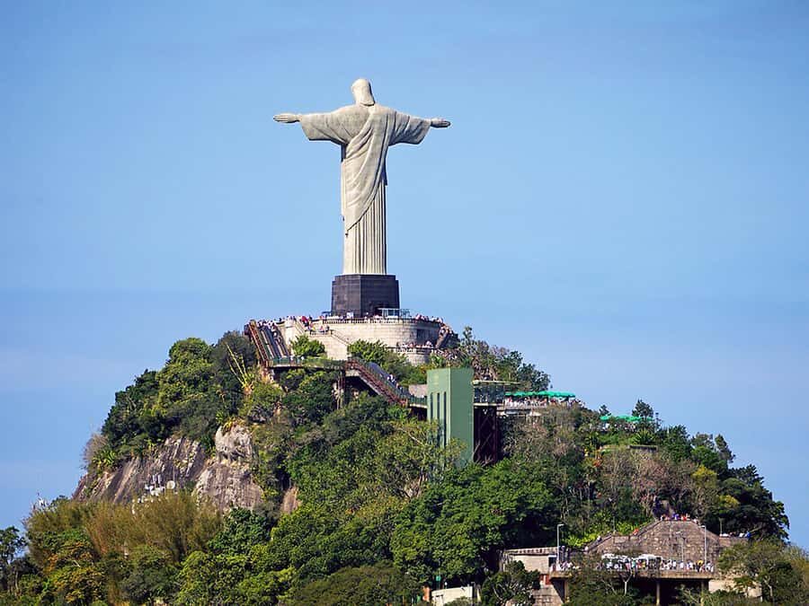 Explore Rio: Christ, Selarón, and more in 5 Hours! - Catedral Metropolitana: A Pyramid-Shaped Modern Landmark