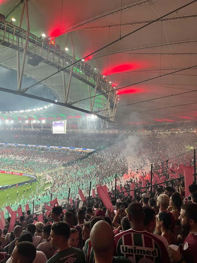 Fluminense Football Match at Maracanã with Local Hosts - Pre-game beer and real talk with Maria Carolina and Patrick