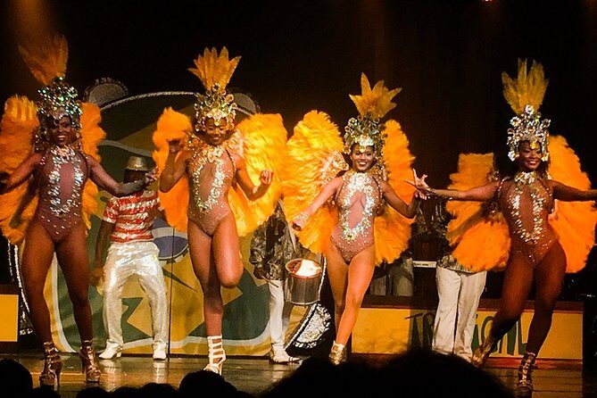 Guided Tour to DE Ginga Tropical Music Show with Dinner - How the Evening Runs: 7:00 pm Pickup, Shared Group, and Dinner Included