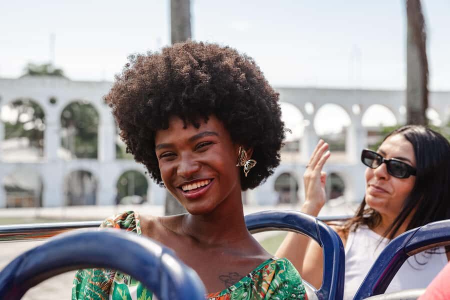Hop-ON Hop-OFF Sightseeing Bus in Rio de Janeiro - Rio Samba Bus - Selarón Staircase: a short hop with maximum wow