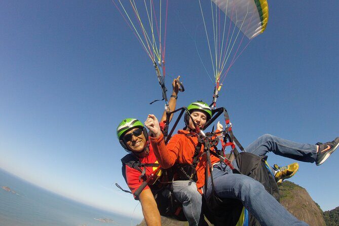 Paragliding included Pick up and drop off from your hotel. - Flying the Rio Highlights: What You’ll See Over Each Stop