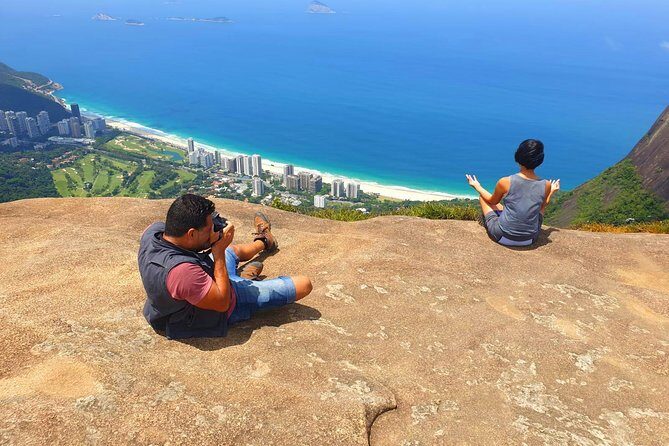 PRIVATE SUV Tour Tijuca Forest, hiking & waterfalls + photos - From Copacabana to Praia da Joatinga’s private-condominium entrance