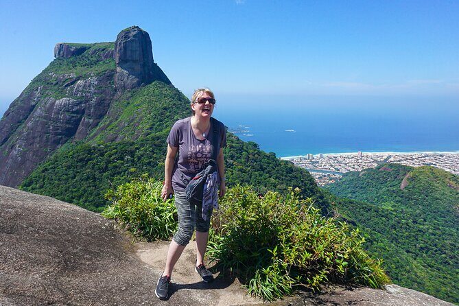 PRIVATE SUV Tour Tijuca Forest, hiking & waterfalls + photos - Pedra da Gávea: the 844 m seaside monolith (and that face-like formation)