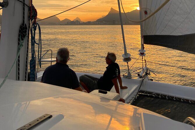 Private Tour with Churrasco in Vela Catamaran - Velas do Rio - Sailing the Rio Bay From Marina da Glória (and getting the best seat)