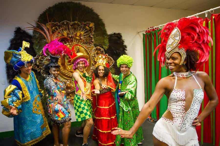 Rio: Carnival Backstage Tour at Samba City with Cocktail - Entering Rio’s Carnival workshop, not just its party