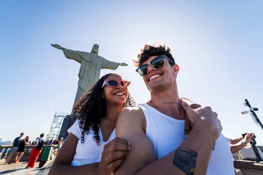 Rio: Christ the Redeemer, Sugarloaf, Selaron & BBQ Lunch - Corcovado and Christ the Redeemer: Van vs Train Through Tijuca Forest