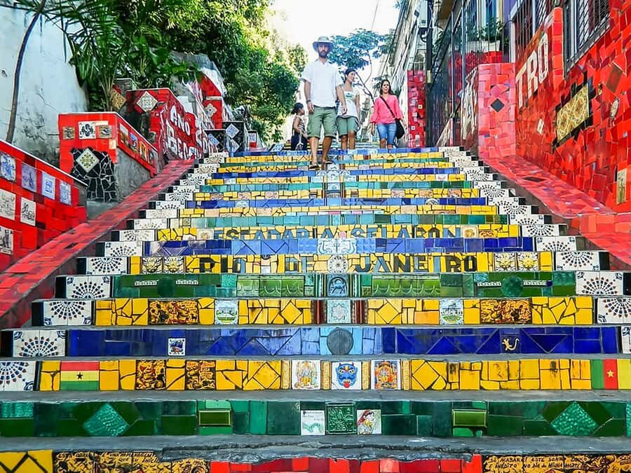 Rio de Janeiro: 6-Stop Highlights of Rio with Lunch - Selarón Steps: Jorge Selarón’s Tile Mosaic and the Best-Stairs Memory