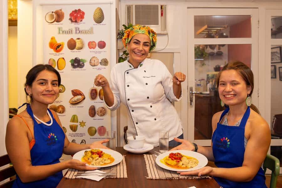 Rio de Janeiro: Brazilian Cooking Class with Hotel Pickup - Side dishes: coalho cheese, pepper jelly, flambéed sausage, and brigadeiro