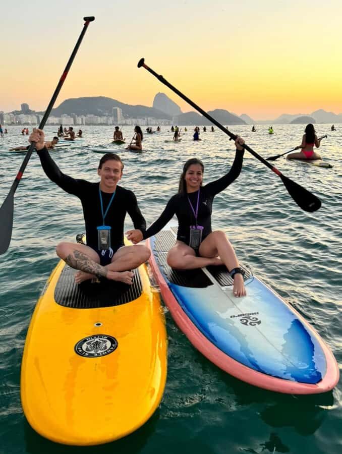 Rio de Janeiro: Copacabana Sunrise Stand Up Paddleboard Tour - Meeting on Av. Atlântica: Finding the Turtle Tent