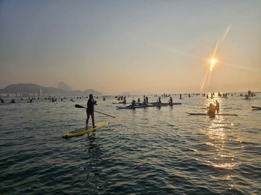 Rio de Janeiro: Copacabana Sunrise Stand Up Paddleboard Tour - Gear That Lowers the Stress: Board, Paddle, Leash, Life Jacket
