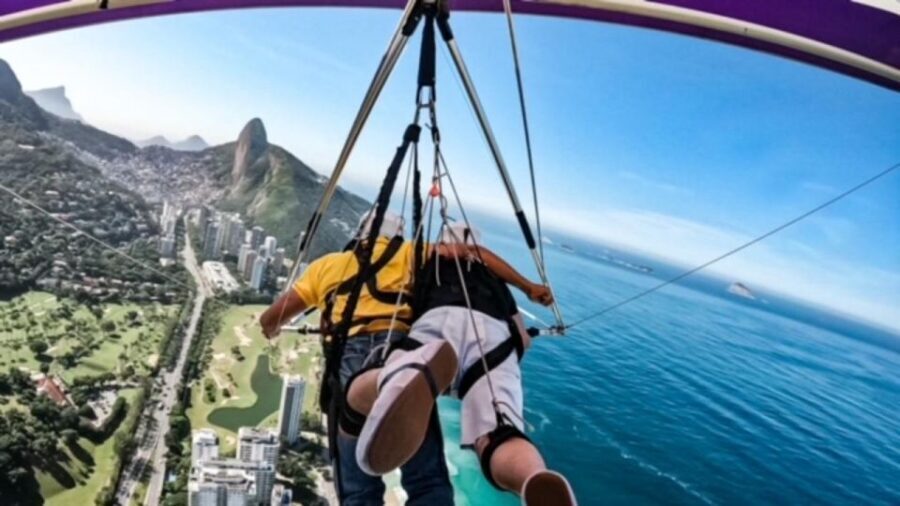 Rio de Janeiro: Hang Gliding Adventure - Pedra Bonita takeoff: what the run and the first seconds feel like