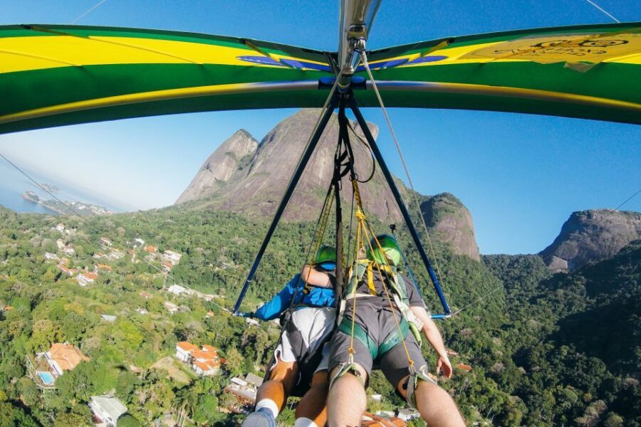 Rio de Janeiro: Hang Gliding Tandem Flight - Wind, weather, and the hang-glide vs paragliding switch