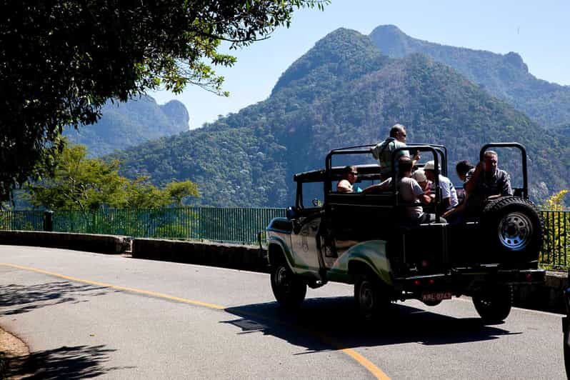 Rio de Janeiro: Jeep Tour Christ the Redeemer + Sugar Loaf - Tijuca Forest and wildlife: The ride between the postcards