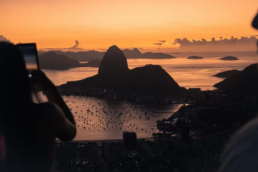 Rio de Janeiro: Sunrise at Observatory & Christ the Redeemer - Mirante Dona Marta sunrise: the viewpoint moment you came for