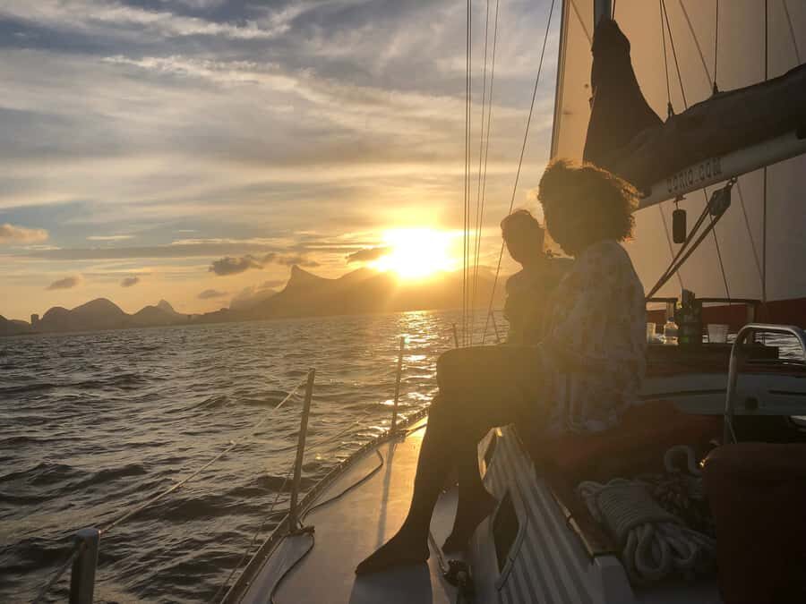 Rio de Janeiro: Sunset Sailing Tour - Can you swim? When the bay lets you jump in