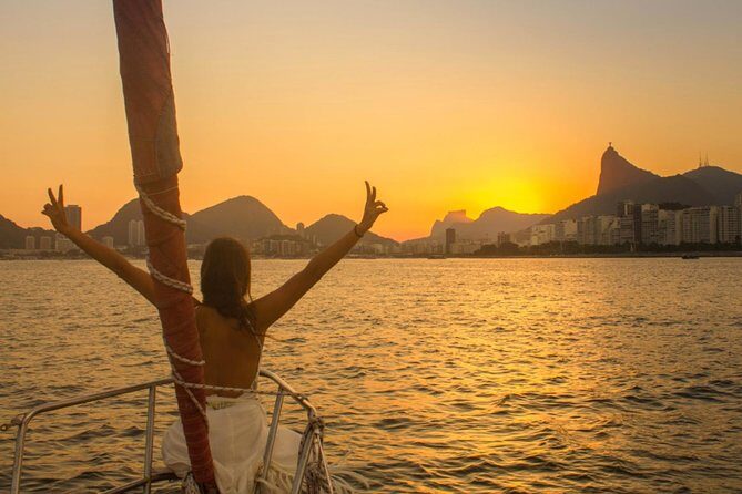 Rio de Janeiro Sunset Sailing Tour with Drinks - Landmarks from the water: Sugarloaf, Christ the Redeemer, and more