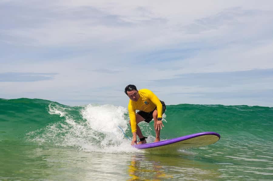 Surf lessons: in Arpoador in Ipanema. - Then Into the Water: Paddling, Drops, and Safety Rules