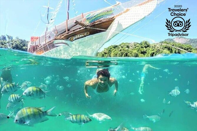 Tour to Angra dos Reis and Ilha Grande + Boat trip + Lunch - Swim Breaks and Snorkel Reality Checks